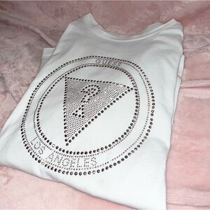 Guess White Organic Cotton Tee